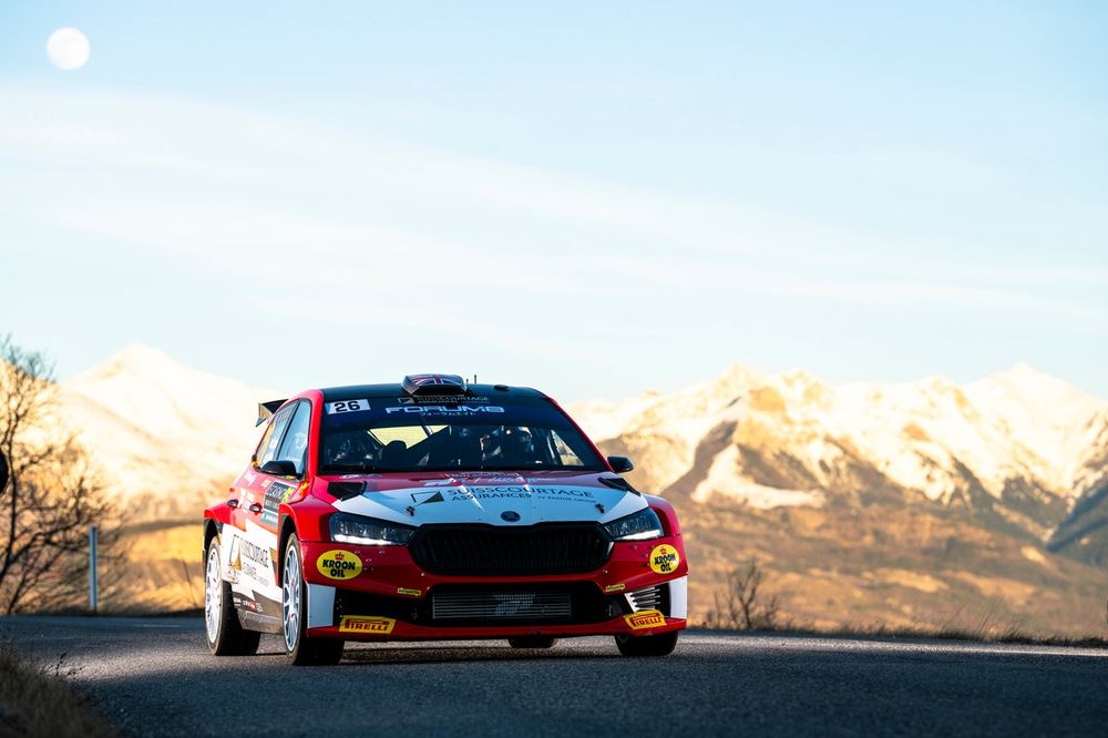 Chris Ingram, Hannah McKillop, Skoda Fabia Evo Rally2, Rajd Monte Carlo 2024
