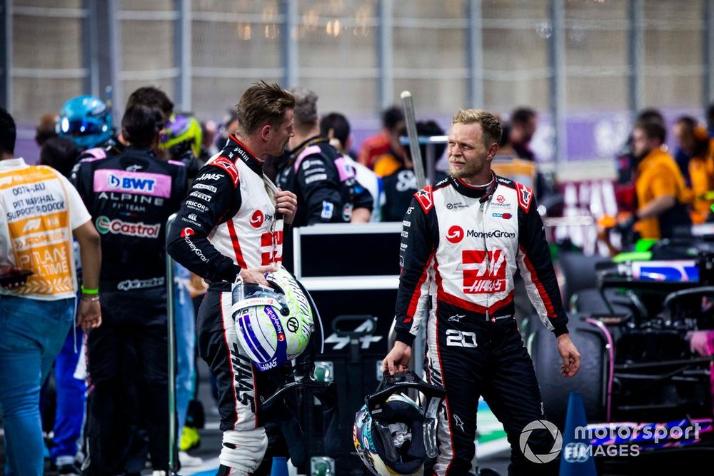 Nico Hulkenberg en Kevin Magnussen, Haas F1 Team