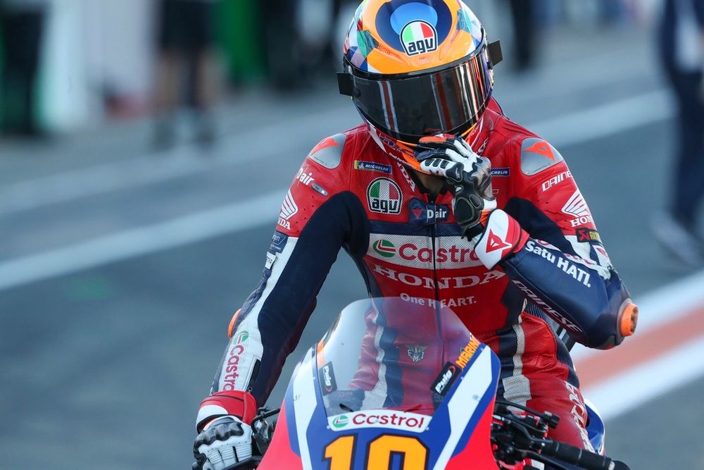 Luca Marini hielp Honda met zijn zevende plaats aan promotie naar concessiegroep C - wat het doel was voor 2025.