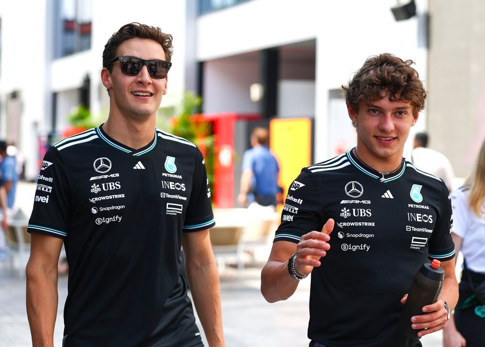 George Russell, Mercedes, Andrea Kimi Antonelli, Mercedes 