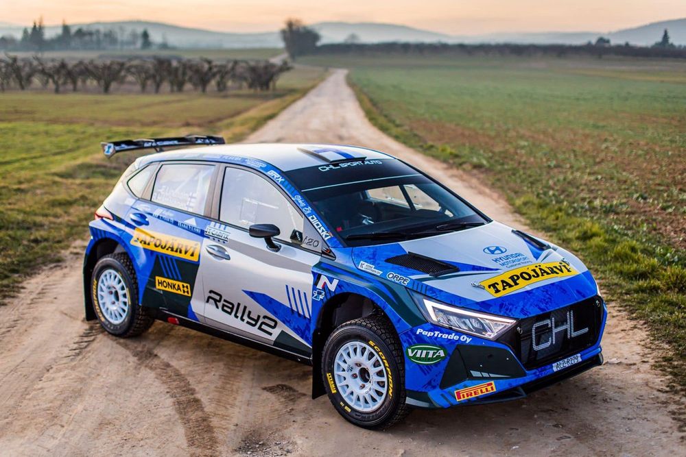 Emil Lindholm, Reeta Hamalainen, Hyundai i20 N Rally2