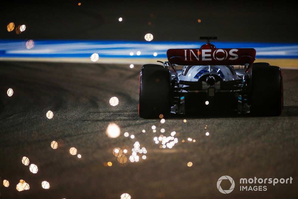 Mercedes foi uma das que mais sofreu com o 'porpoising' em 2022.