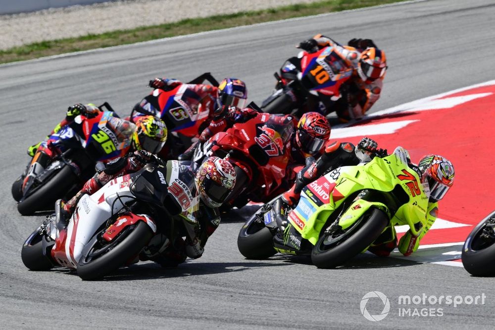 Marco Bezzecchi a été nettement dominé par son coéquipier à Barcelone.