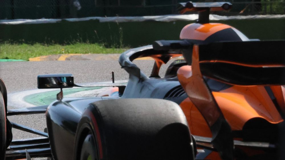 Pato O'Ward, McLaren, en el test en Imola