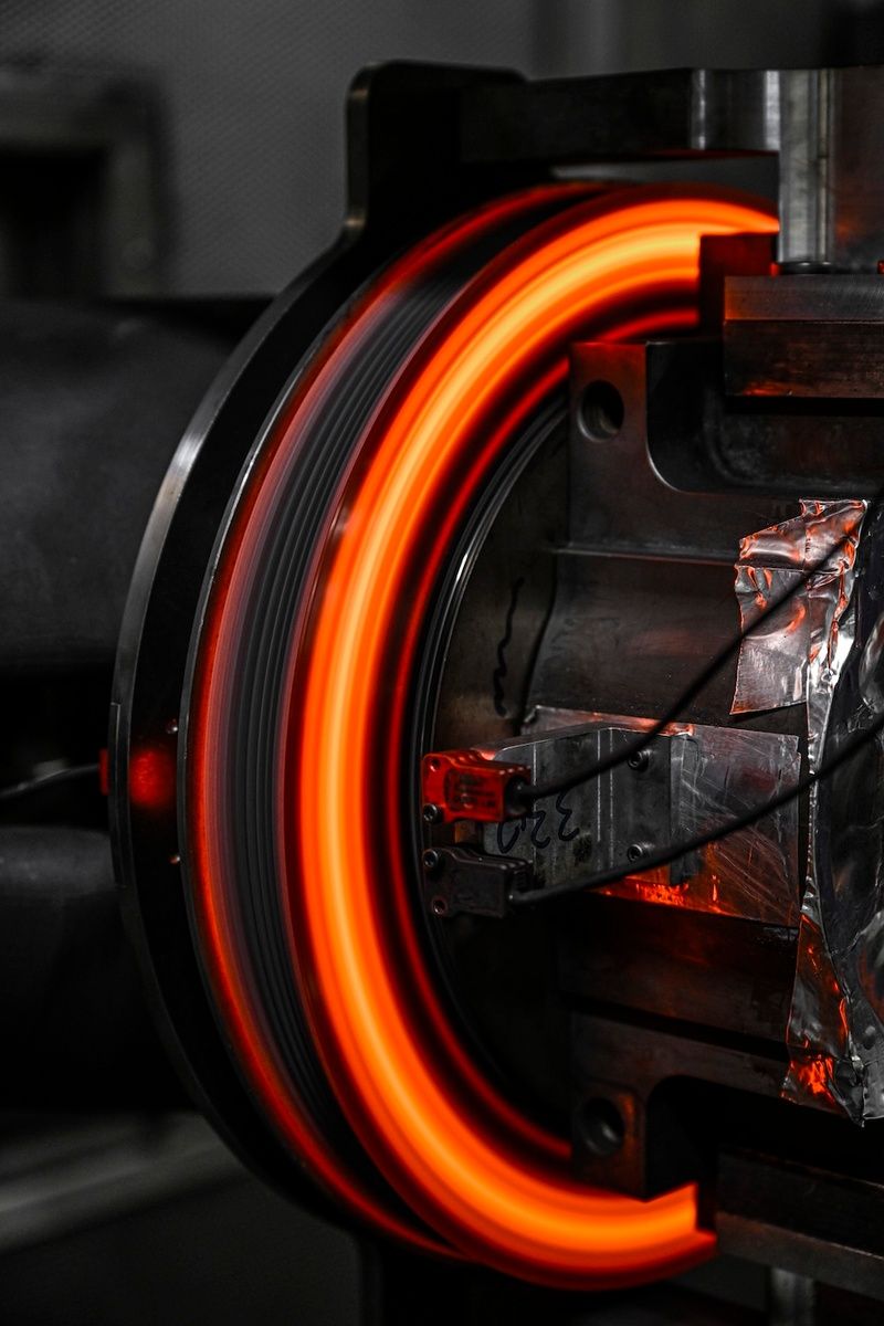 Un disco di F1 Brembo al banco prova