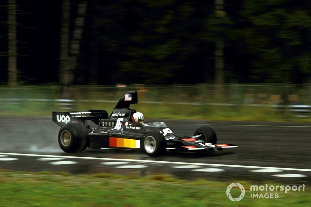 Pryce had won the Race of Champions for Shadow in 1975 and took a world championship podium in Austria, but the team's strong momentum faded after his death in 1977