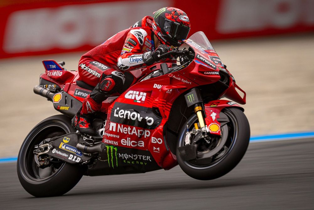 Pecco Bagnaia court pour Ducati depuis 2019.