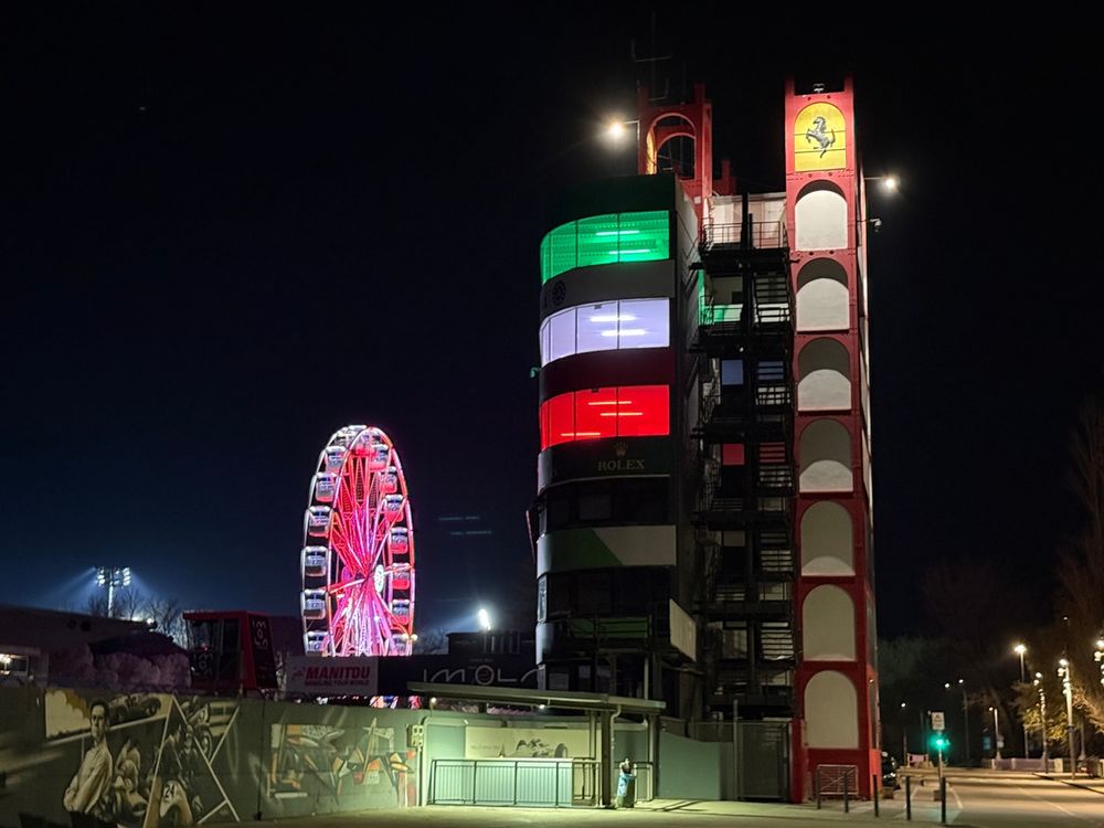 Autodromo Enzo e Dino Ferrari di Imola in preparazione per il WEC del 19 aprile