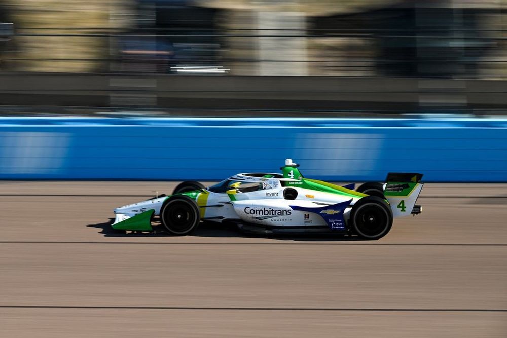 Caio Collet 'bateu na trave' para disputar as primeiras posições ao fazer longo stint com sua AJ Foyt.