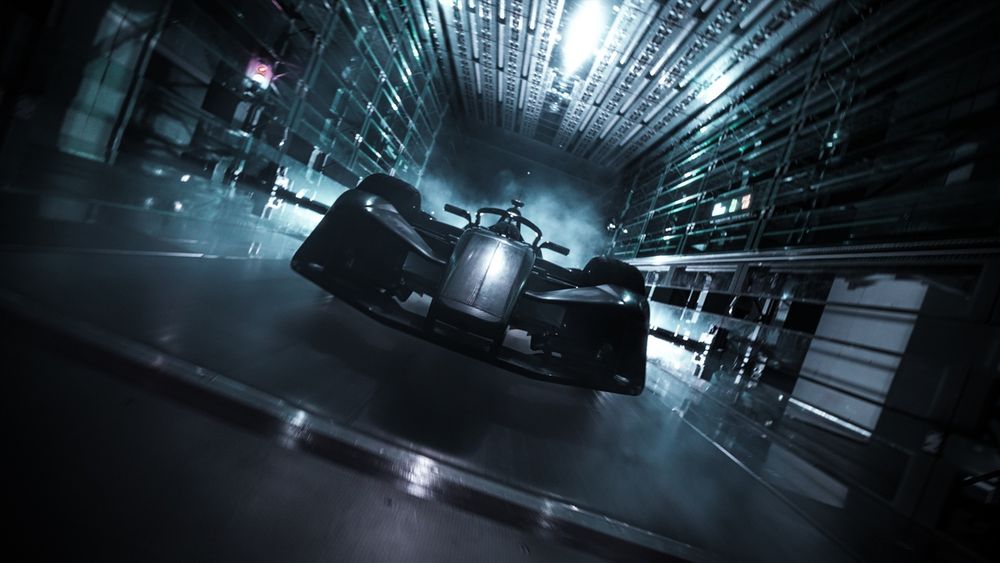 Il modellino della Gen4 in galleria del vento