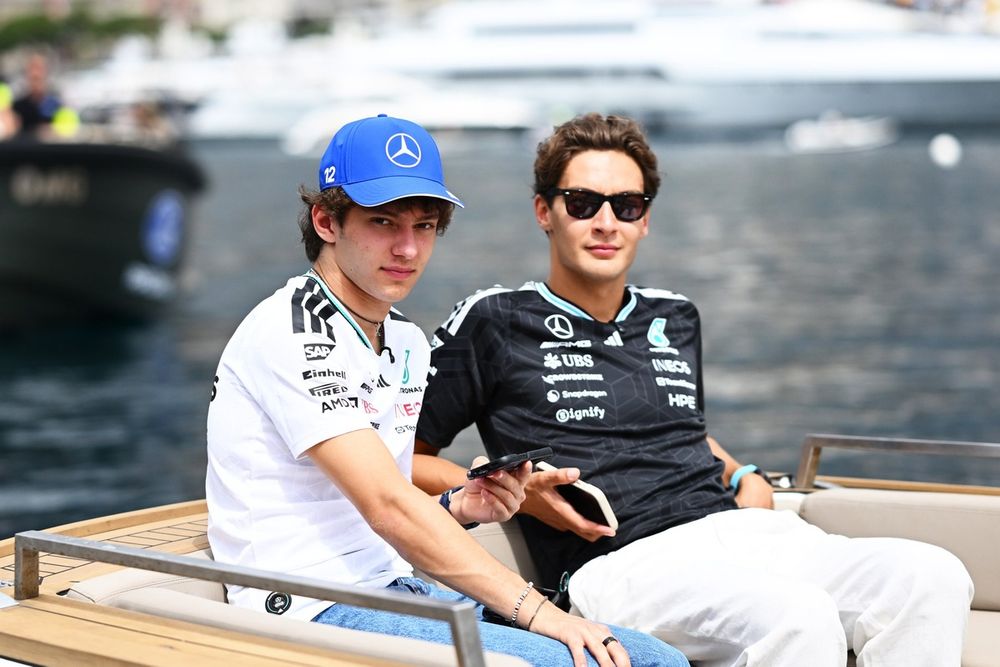 Andrea Kimi Antonelli, Mercedes, George Russell, Mercedes