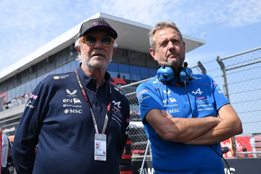 Flavio Briatore and Steve Nielsen, Alpine