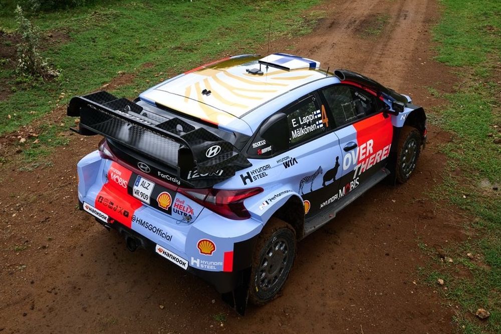 La livrea speciale delle Hyundai i20 N Rally1 per il Safari Rally, Hyundai World Rally Team