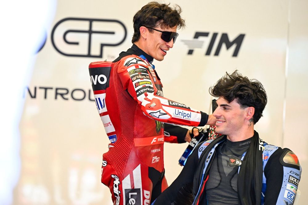 Marc Marquez and Fermin Aldeguer