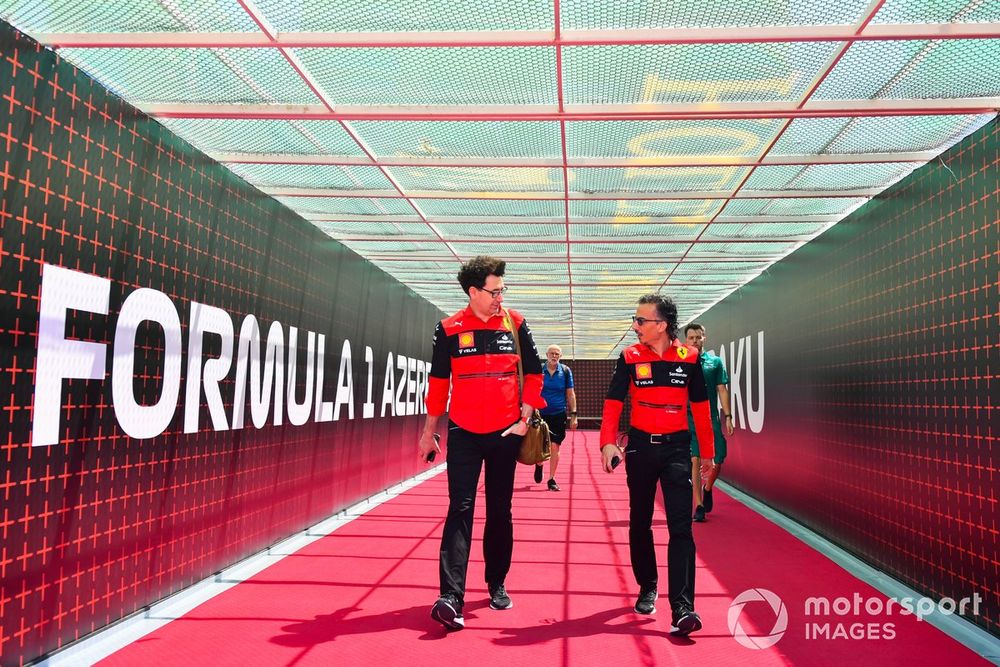 Mekies became Mattia Binotto's right-hand man in charge at Ferrari