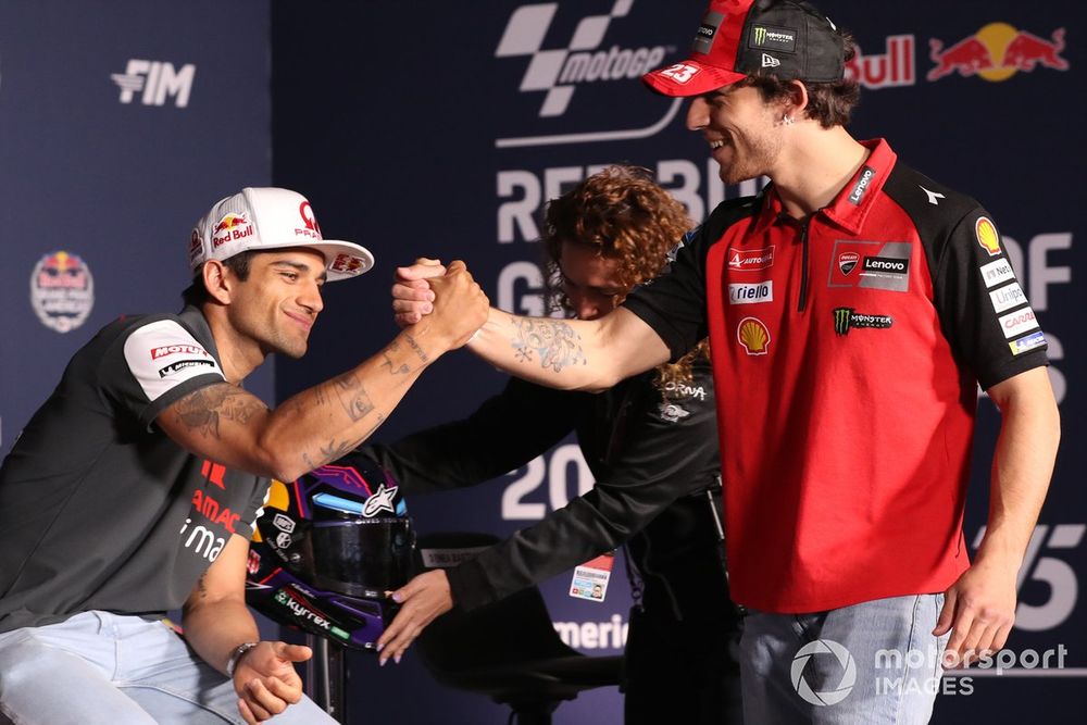 Jorge Martín, Pramac Racing. Enea Bastianini, Ducati