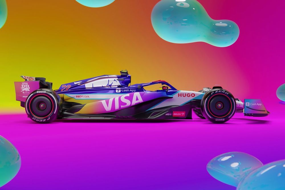 Decoración RB F1 Team VCARB 01 para el GP de Miami 