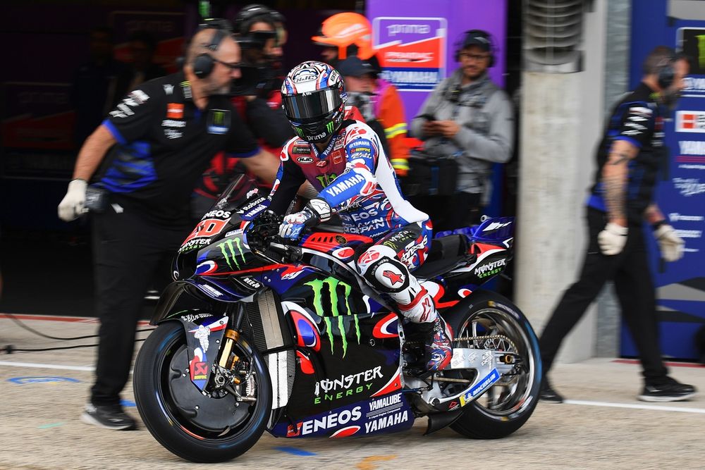 De speciale livery leverde Quartararo niet veel op in de Franse GP.