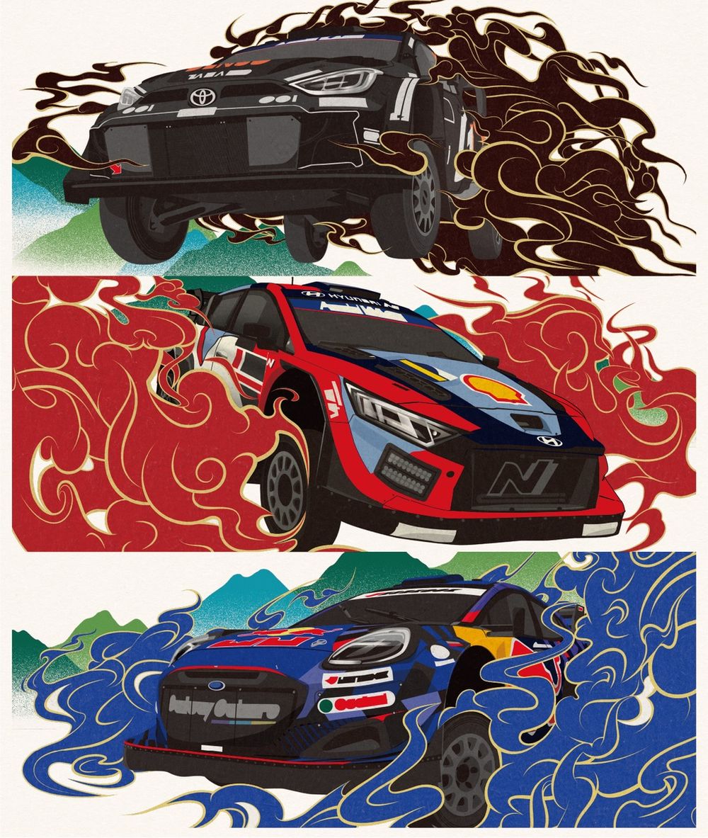 WRCラリージャパン2025キービジュアル