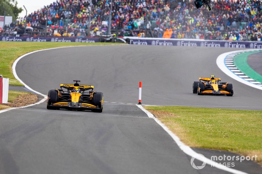 Oscar Piastri y Lando Norris, McLaren MCL38