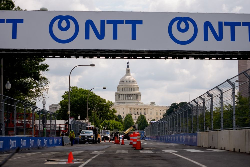 IndyCar Washington D.C. track build