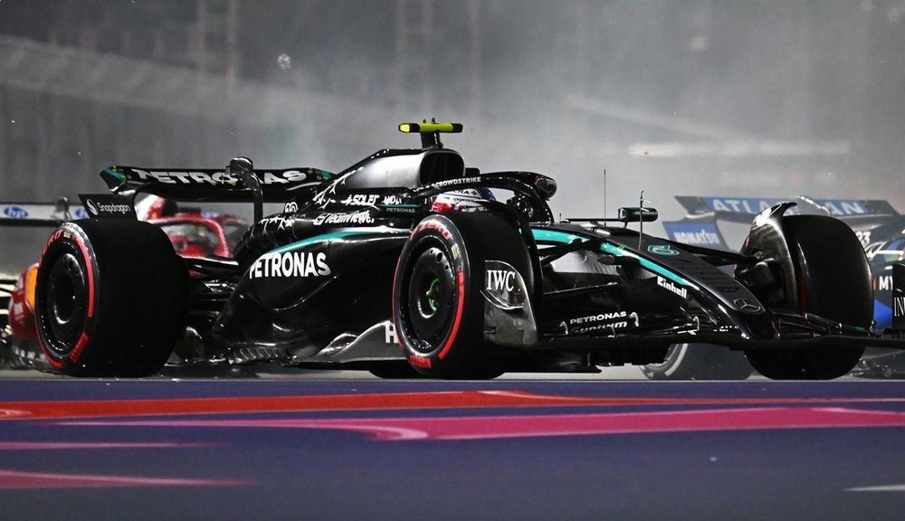 Как произошел «очень тонкий» старт Антонелли на Гран-при Формулы 1 в Лас-Вегасе