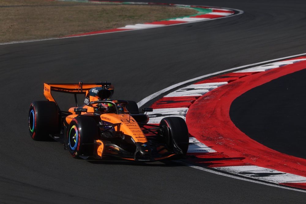 Oscar Piastri's McLaren has been a rare sight this year