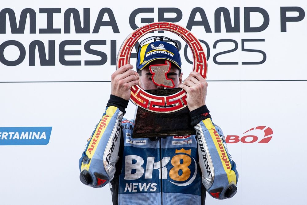 A win in his rookie season capped a fine campaign for Aldeguer