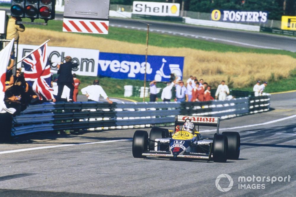 Nigel Mansell kreeg van de Tifosi de bijnaam Il Leone.