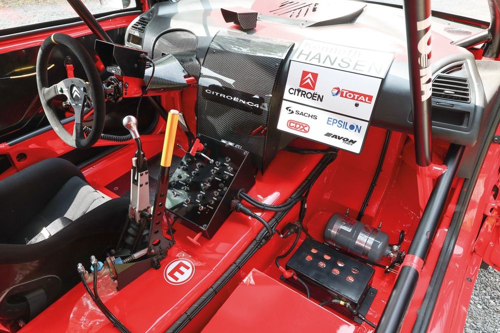 Restoration of the car involved keeping
all parts original
