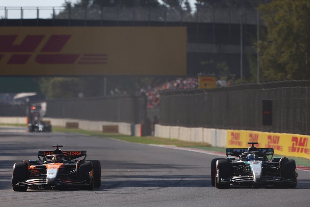 Oscar Piastri, McLaren, George Russell, Mercedes
