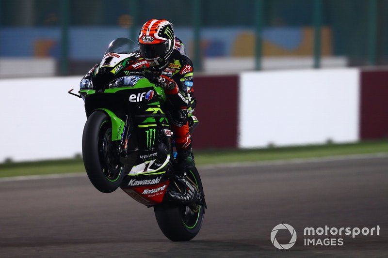 Jonathan Rea avec Kawasaki en 2019.