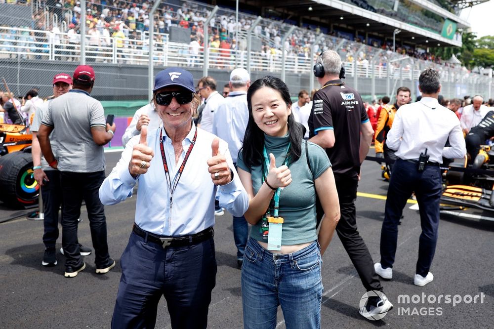 Emerson Fittipaldi en la parrilla