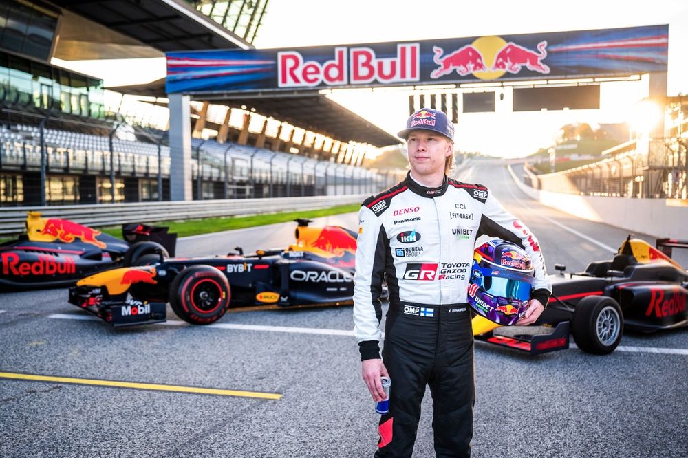 Kalle Rovanpera prueba un Red Bull de F1 en el circuito Red Bull Ring 