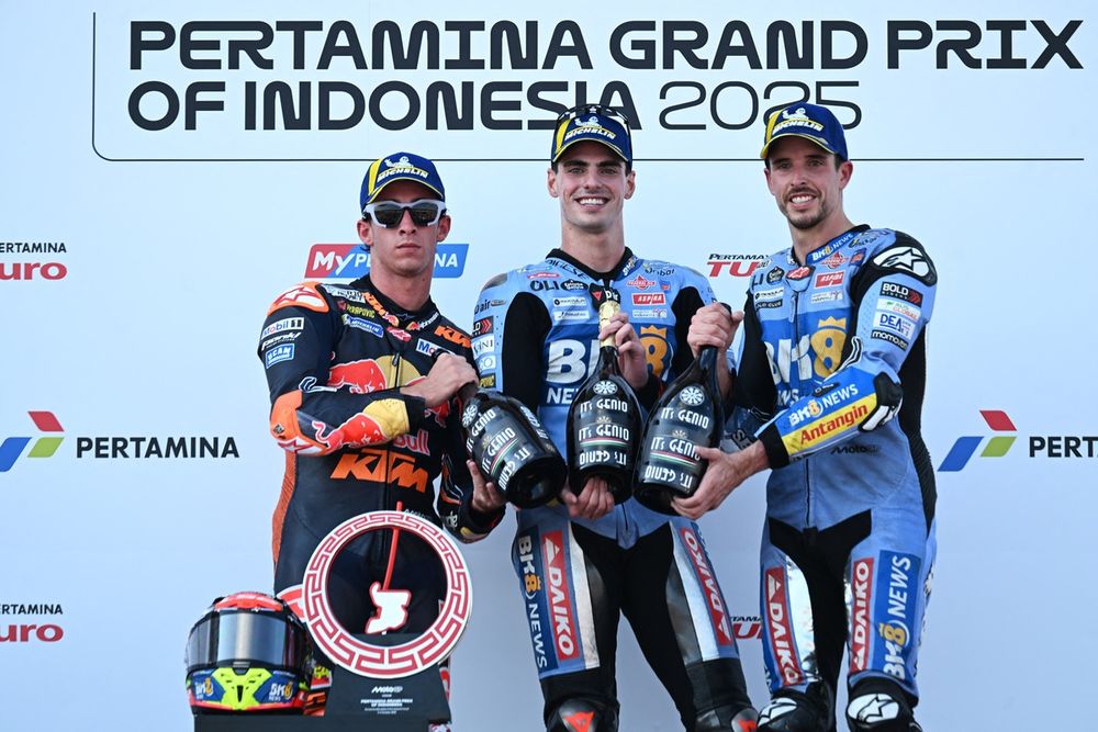 In Indonesië moest Acosta toezien dat Fermín Aldeguer zijn eerste MotoGP-zege behaalde.