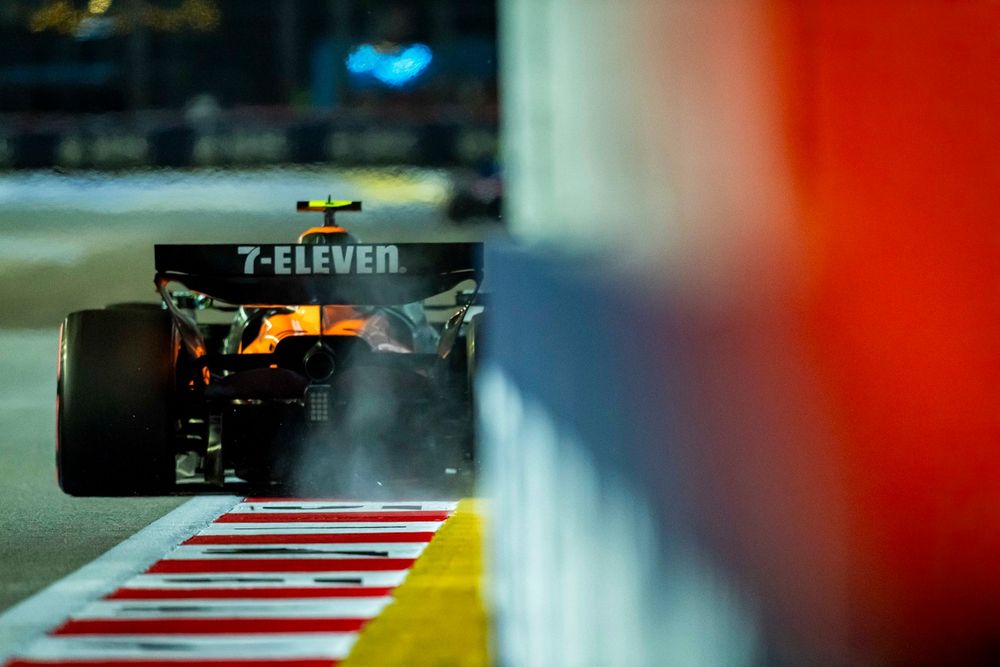 George Russell ne voit pas McLaren briller à Las Vegas.