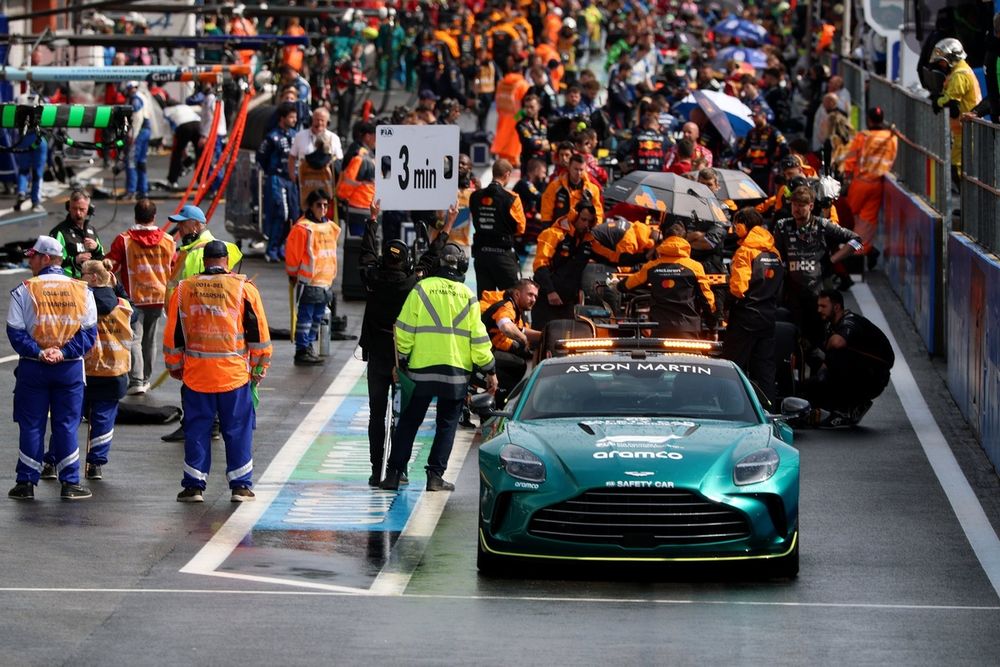 The FIA Safety Car in the Pitlane.