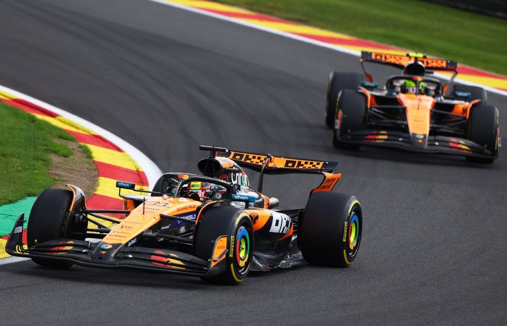 Lando Norris, McLaren, Oscar Pistry, McLaren