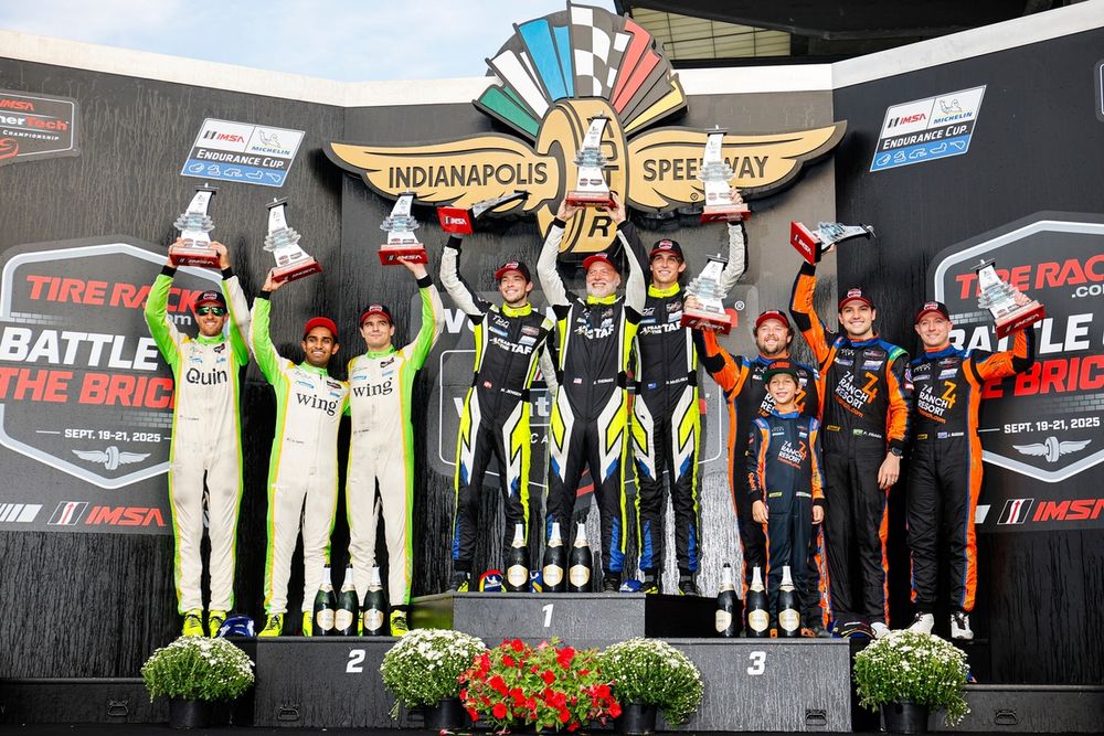 #11 TDS RACING, ORECA LMP2 07: Steven Thomas, Mikkel Jensen, Hunter McElrea, #43 Inter Europol Competition, ORECA LMP2 07: Tom Dillmann, Bijoy Garg, Jeremy Clarke, #74 Riley, ORECA LMP2 07: Gar Robinson, Felipe Fraga, Josh Burdon