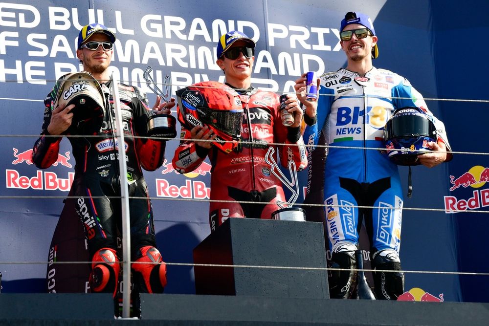 Марко Беццокки, Aprilia Racing, Алекс Маркес, Gresini Racing, Марк Маркес, Ducati Team