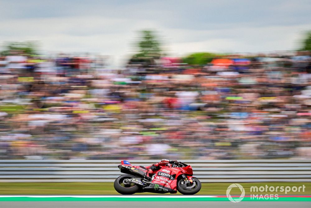 Pecco Bagnaia a vécu une course en solitaire.