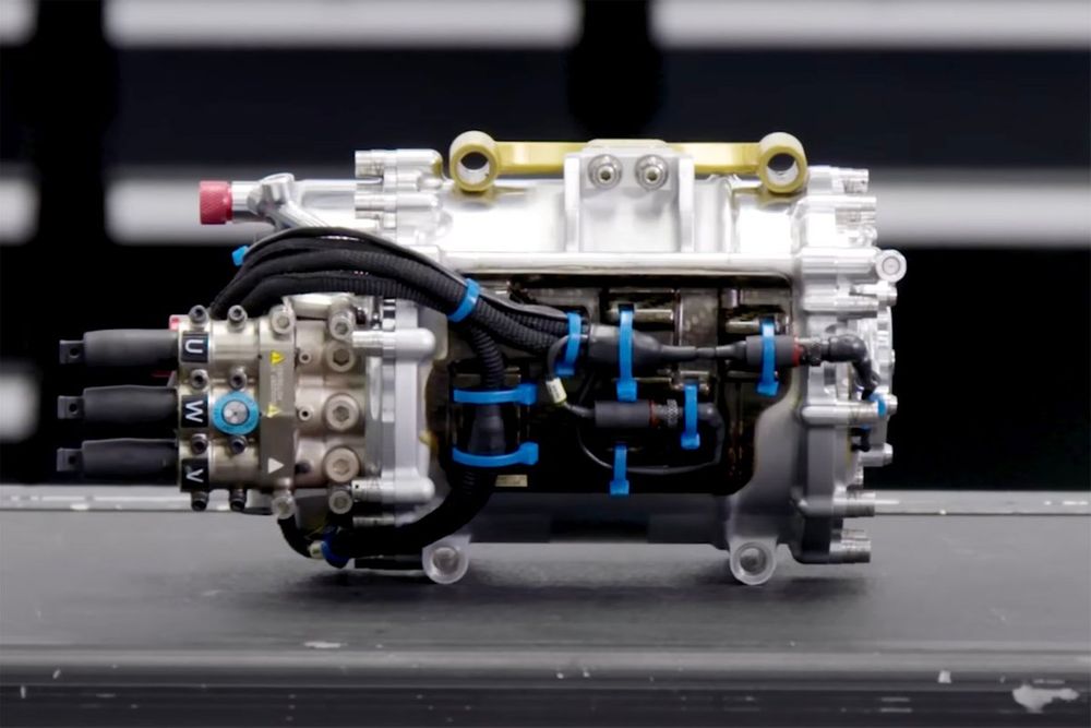 Ecco l'attuale MGU-K montata dalla Mercedes