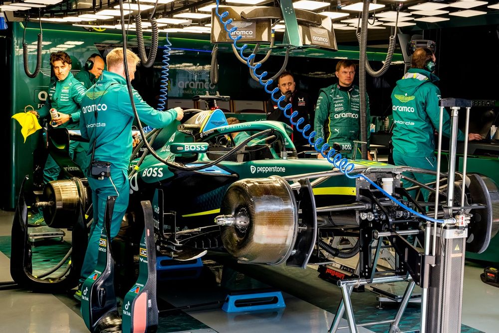 Car of Lance Stroll, Aston Martin Racing