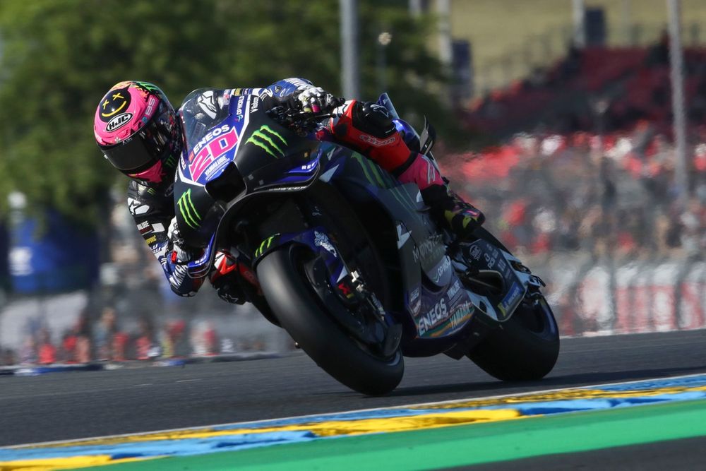 Fabio Quartararo retombe dans ses travers au Mans.