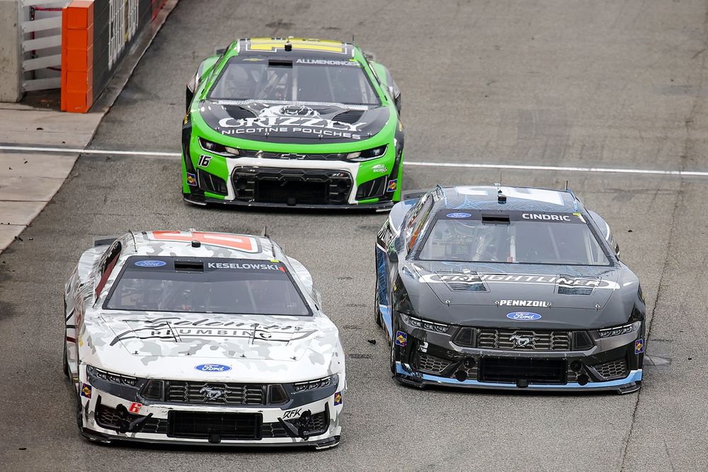 Battle for the final transfer spit between Corey LaJoie, Austin Cindric, AJ Allmendinger