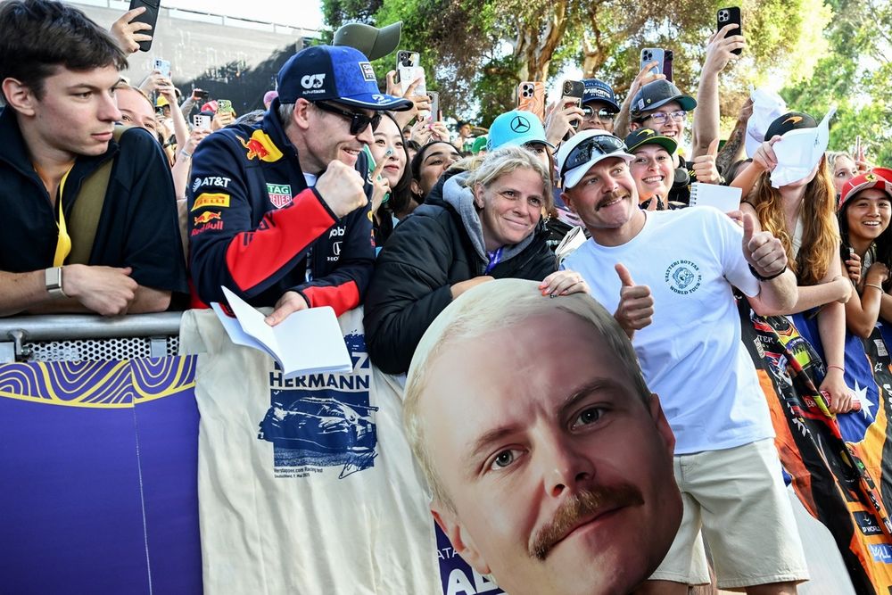Valtteri Bottas remains a popular figure Down Under.