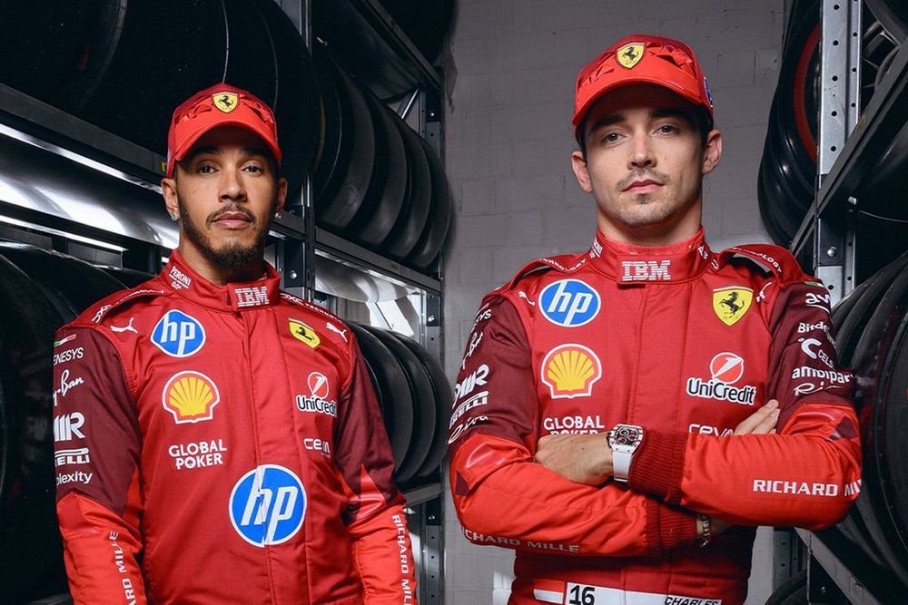 Lewis Hamilton,  Charles Leclerc, Ferrari