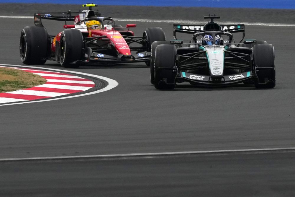 Lewis Hamilton, Ferrari, George Russell, Mercedes