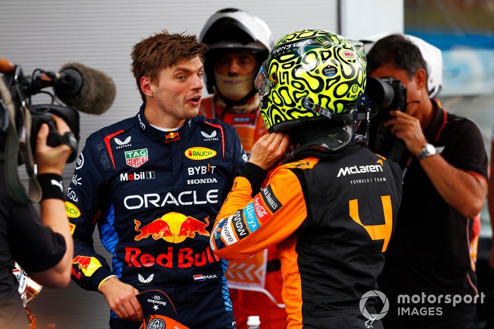 Max Verstappen, Red Bull Racing, Lando Norris, McLaren F1 Team