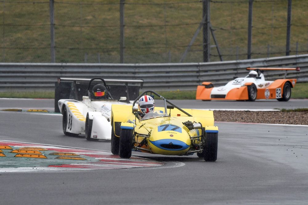 Veteran Ladybird
machine was in action
at Donington celebration